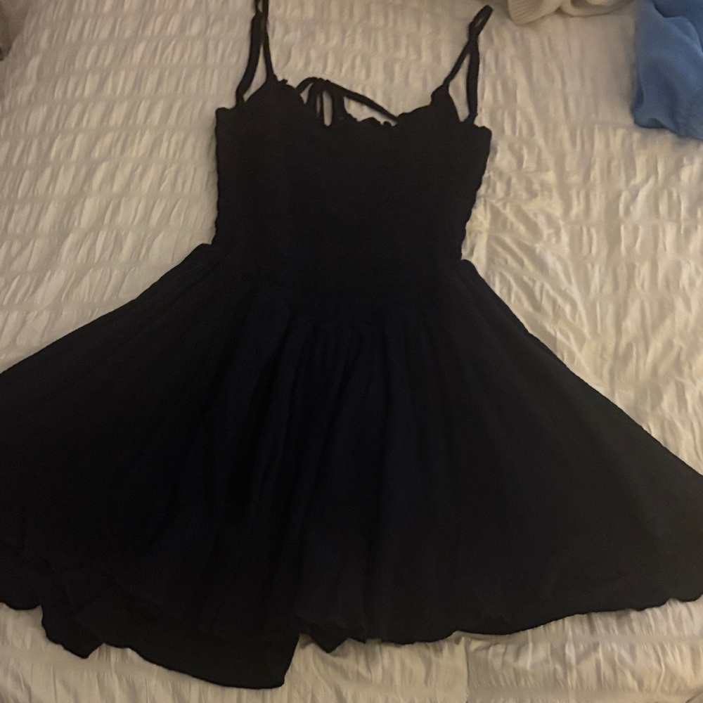 Garage Navy Blue mini dress